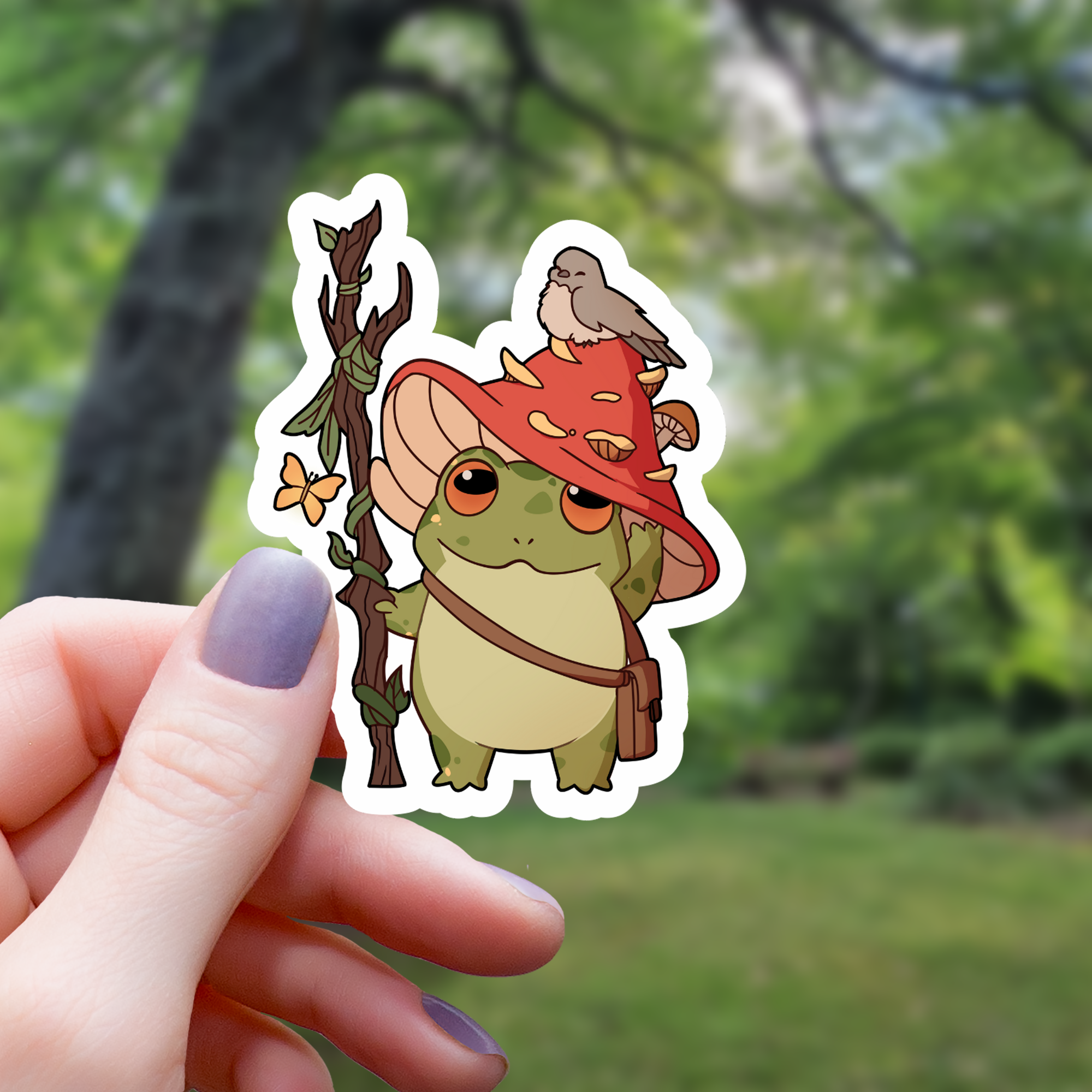 Frog Druid Sticker - Mimic Gaming Co