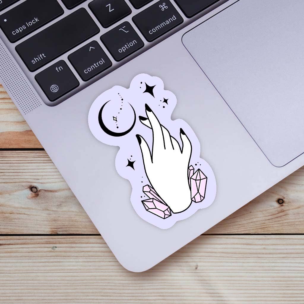 Mystic Crystals and Moon Sticker (Purple) - Big Moods