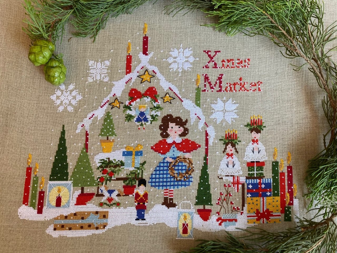Xmas Market - Lilli Violette - Cross Stitch Pattern