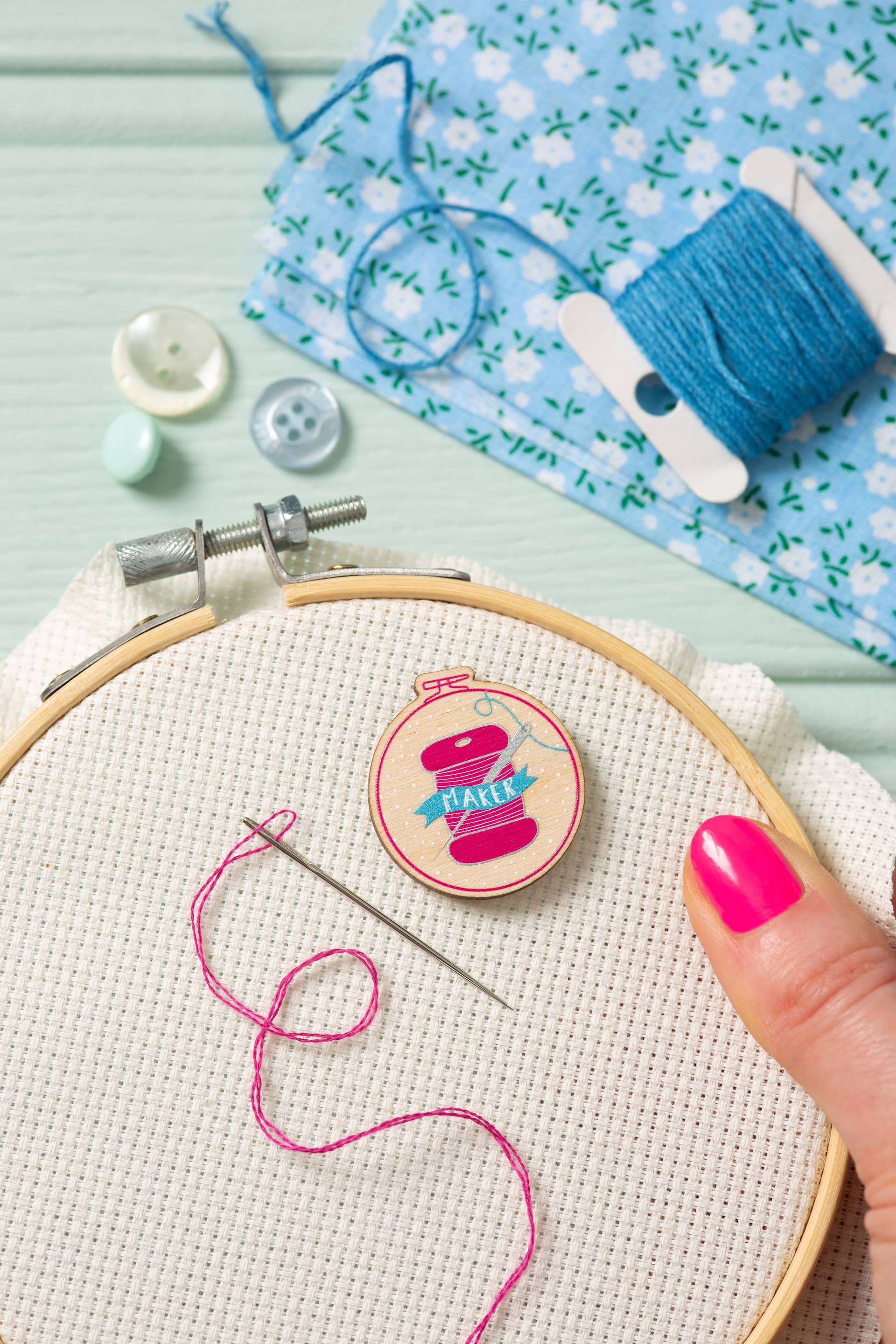 Maker Bobbin Magnetic Needle Minder - Hawthorn Handmade