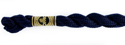 Pearl Cotton Size 3 - 939 (Very Dark Navy Blue) - DMC Embroidery Floss