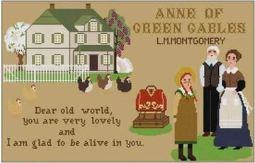 Anne of Green Gables - Twin Peak Primitives - Cross Stitch Pattern