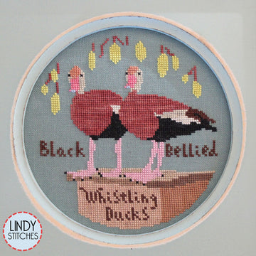 Black-Bellied Whistling Duck (Bird Crush Club #2) - Lindy Stitches - Cross Stitch Pattern