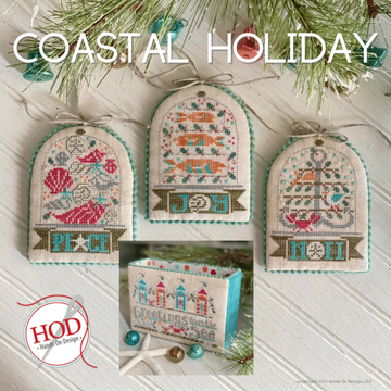 Coastal Holiday (Includes Floss Pack) - Hands On Design - Cross Stitch Kit