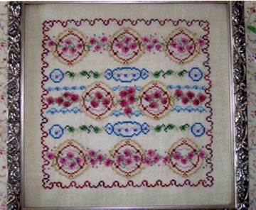Ring Around The Roses - Country Garden Stitchery - Cross Stitch Pattern