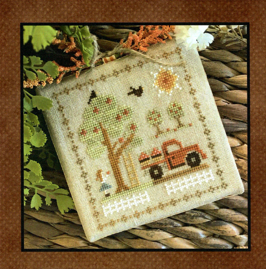 Pick Your Own (Fall on the Farm #4) - Little House Needleworks - Cross Stitch Pattern