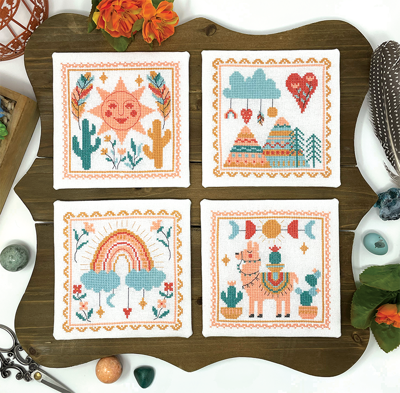 Day Signs - Tiny Modernist - Cross Stitch Pattern