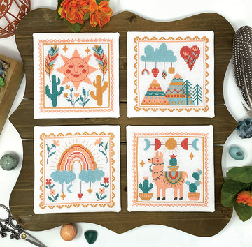 Day Signs - Tiny Modernist - Cross Stitch Pattern