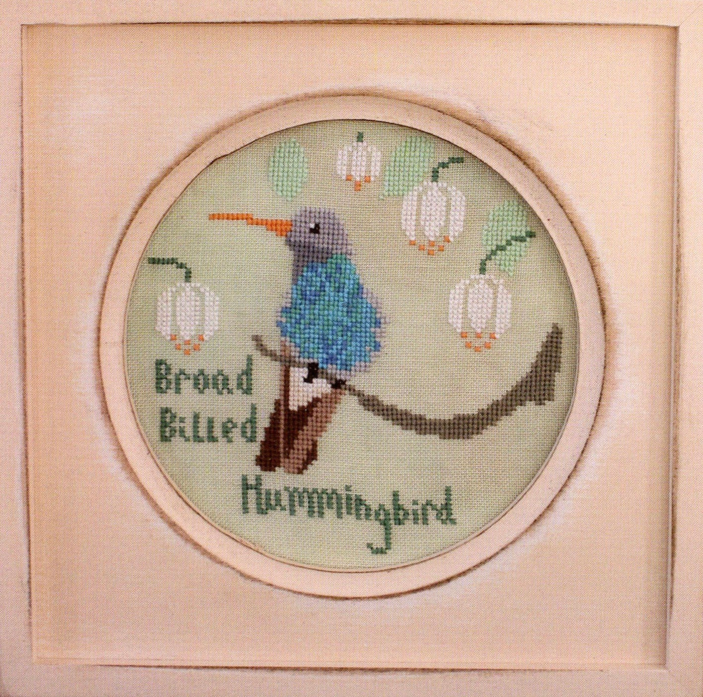Broad-Billed Hummingbird (Bird Crush Club #3) - Lindy Stitches - Cross Stitch Pattern