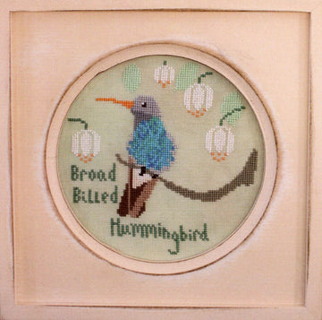 Broad-Billed Hummingbird (Bird Crush Club #3) - Lindy Stitches - Cross Stitch Pattern