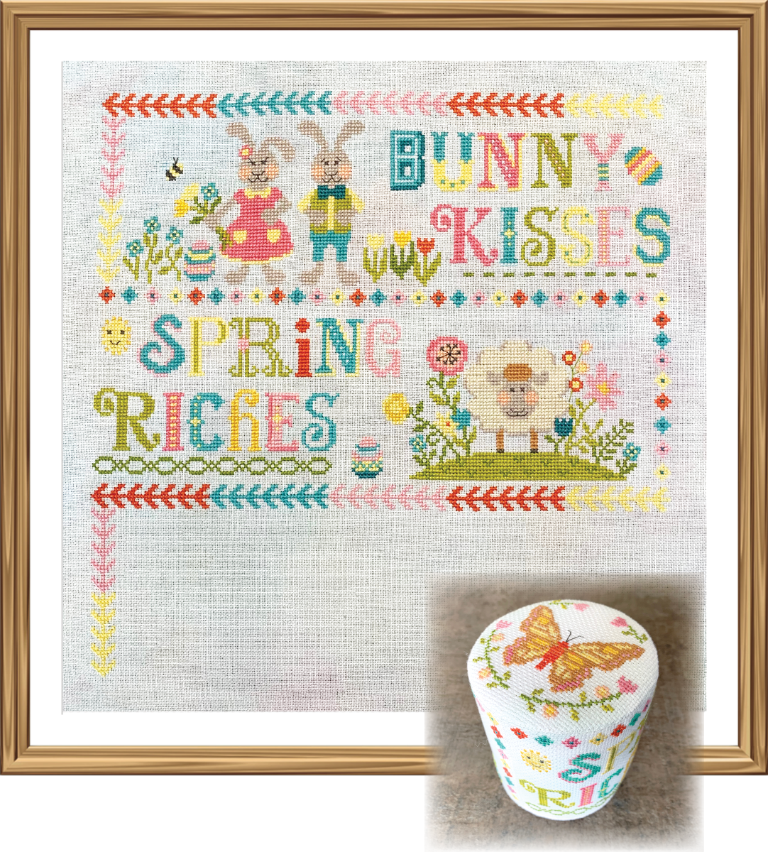 Easter Wishes #2 Spring Riches - Tiny Modernist - Cross Stitch Pattern