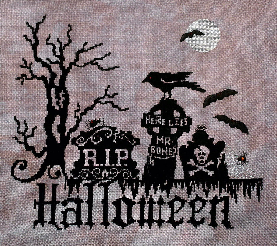 Graveyard Halloween - Stoney Creek Collections - Cross Stitch Pattern