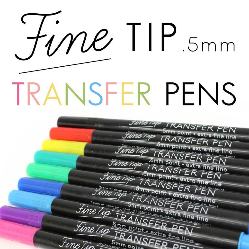 Fine Tip Iron-On Transfer Pens - Sublime Stitching