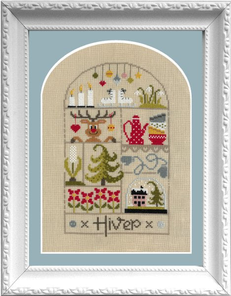 Petits moments de l'Hiver (Little Winter Moments) - Jardin Privé - Cross Stitch Pattern