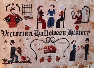 Victorian Halloween History - Fairy Wool in the Wood - Cross Stitch Pattern