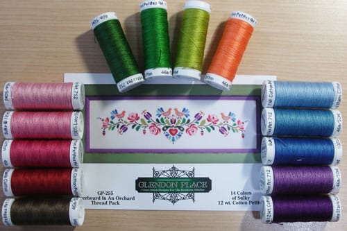 Hungarian Folk Art No. 2 - Glendon Place - Cross Stitch Pattern