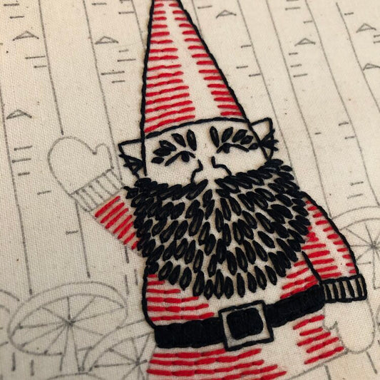Gnomework - Hook, Line & Tinker - Embroidery Kit