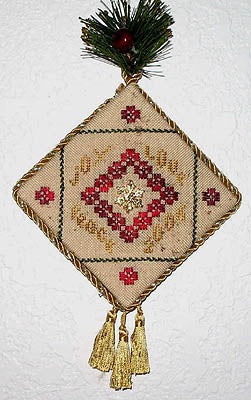 Christmas Wishes Ornament - The Starlight Stitchery