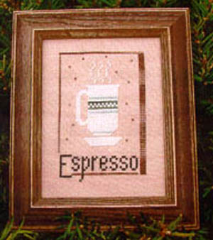 Espresso - Angel Stitchin - Cross Stitch Pattern