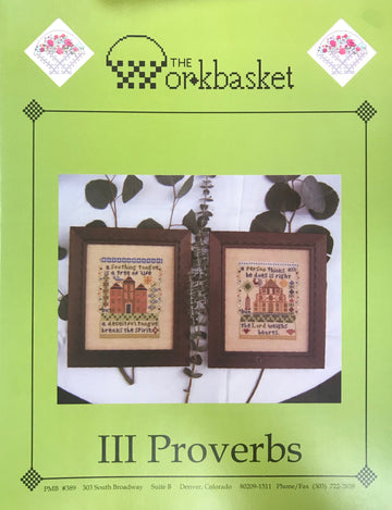 III Proverbs - The Workbasket - Cross Stitch Pattern