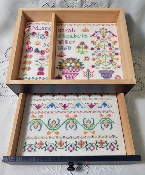 Sarah Elizabeth Miller A Sewing Chest - Giulia Punti Antichi - Cross Stitch Pattern