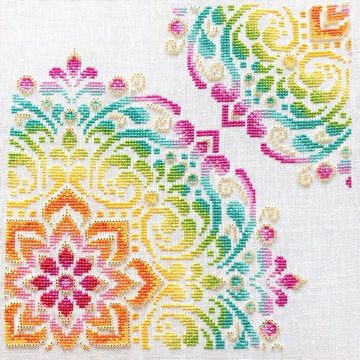 Rainbow Mandala - Shannon Christine Designs - Cross Stitch Pattern