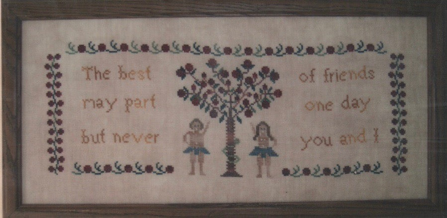 Quirky Quips #1 Best of Friends - Wild-Heart Designs - Cross Stitch Pattern
