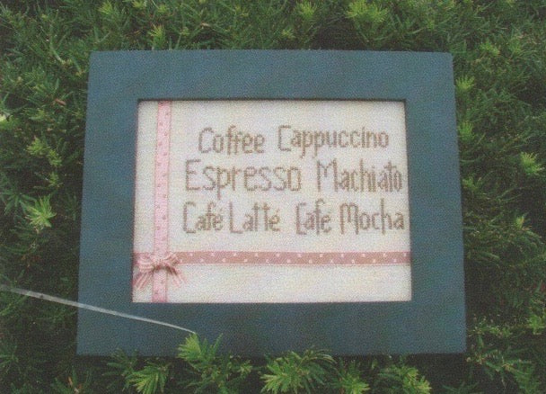 Coffee - Angel Stitchin - Cross Stitch Pattern