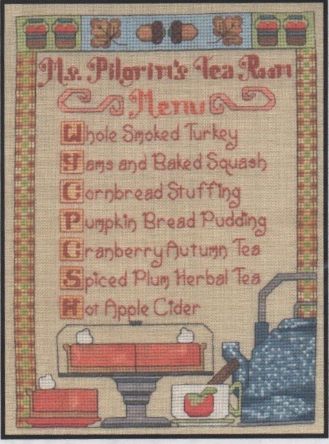 Ms. Pilgrim's Tea Room - Always Time to Stitch - Cross Stitch Pattern