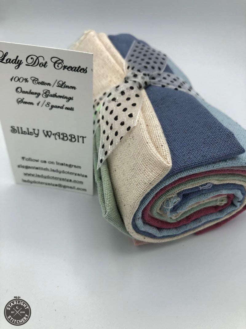 Osnaburg Gatherings "Silly Wabbit" - Lady Dot Creates