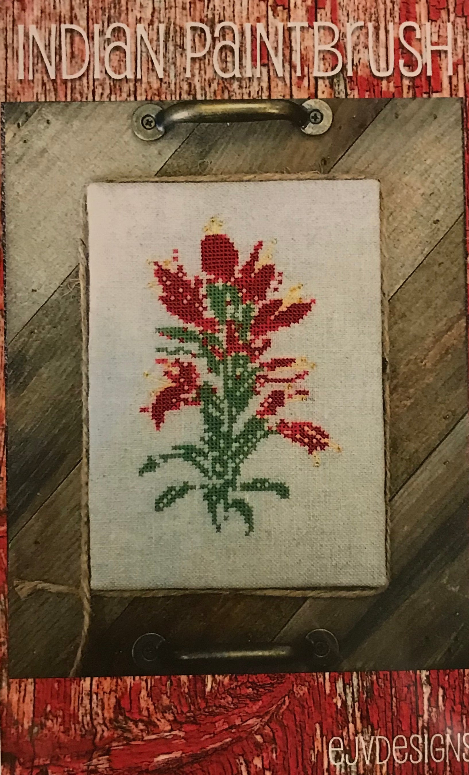 Indian Paintbrush - EJV Designs - Cross Stitch Pattern