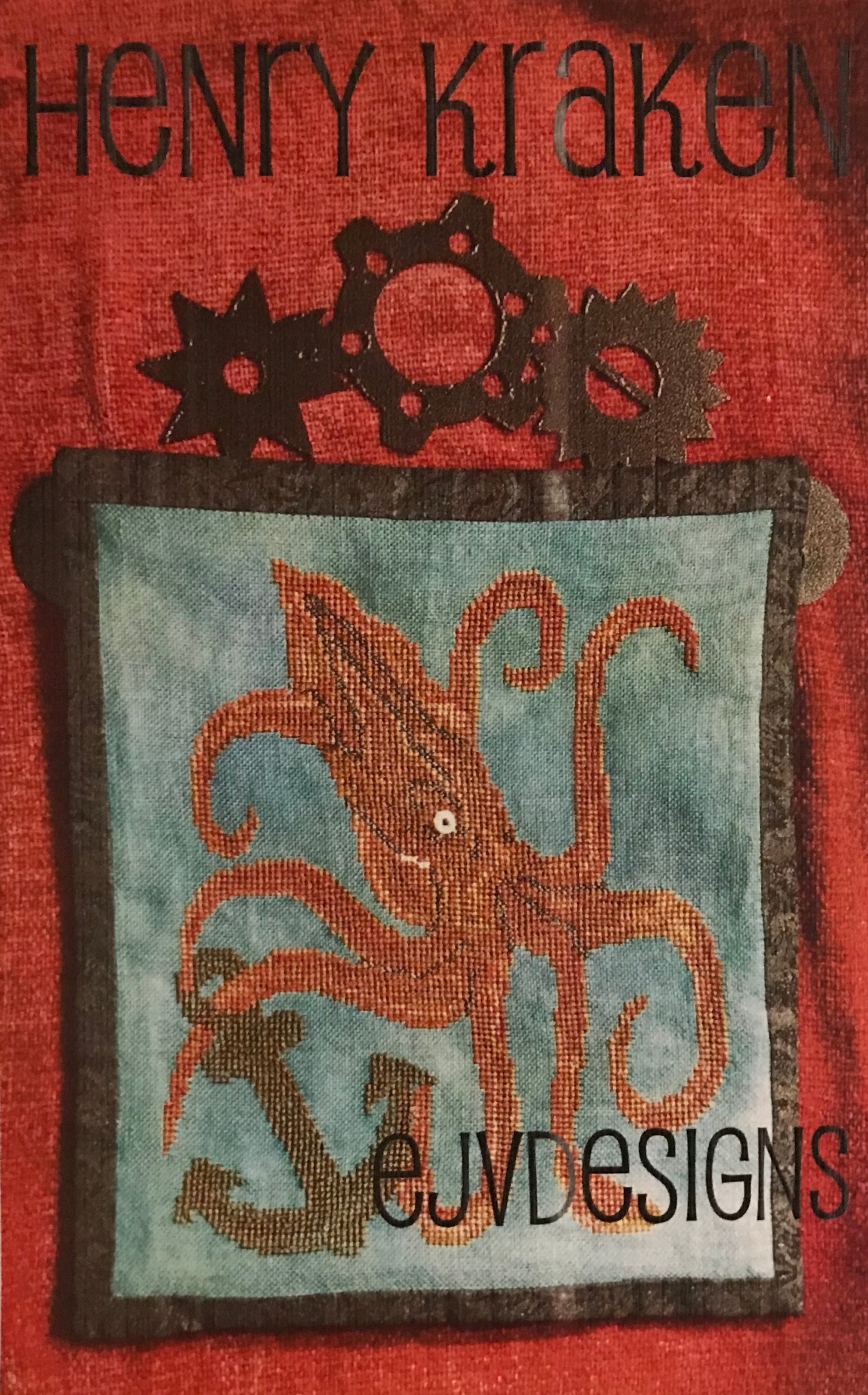 Henry Kraken (Deep Sea Series) - EJV Designs - Cross Stitch Pattern
