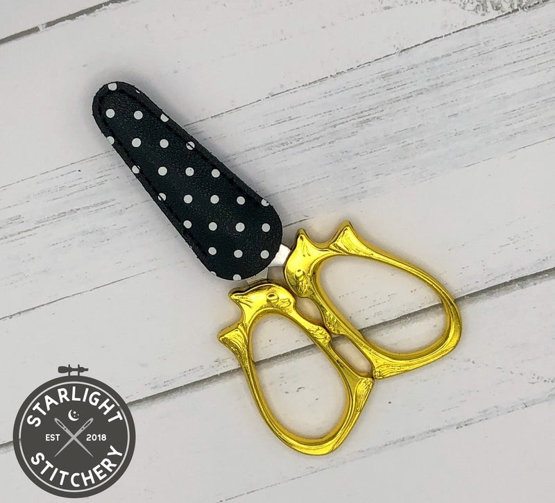 Golden Cat Embroidery Scissors