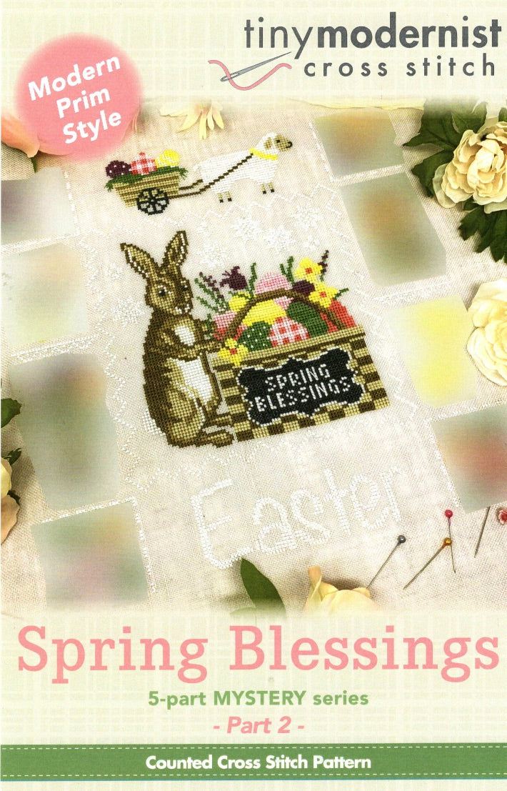Spring Blessings #2 - Tiny Modernist - Cross Stitch Pattern