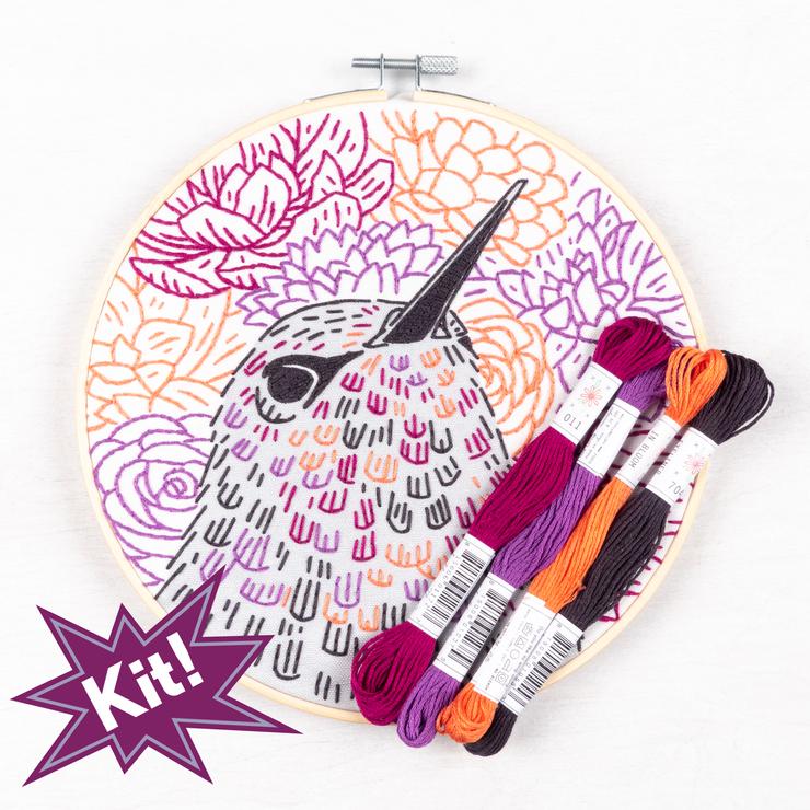 Blossom Hunter - PopLush Embroidery - Embroidery Kit
