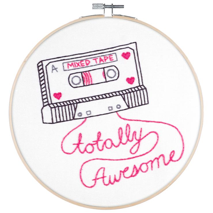 Mixed Tape - PopLush Embroidery - Embroidery Kit