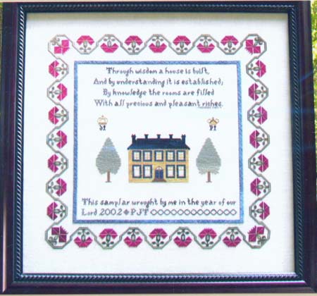 House Established Samplar - The Mad Sampler Design Company - Cross Stitch Pattern