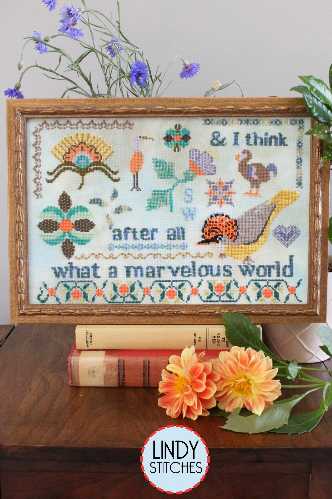 Marvelous World - Lindy Stitches - Cross Stitch Pattern