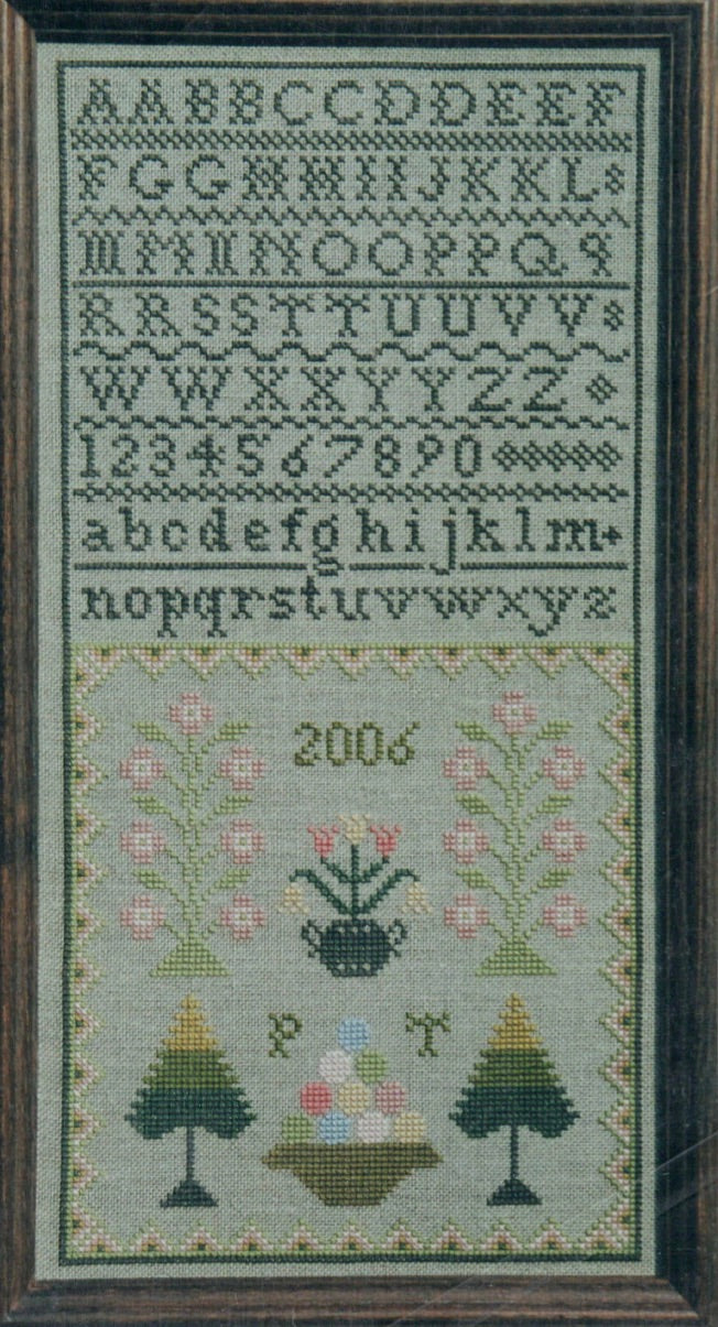 Fruit & Flowers Learning Samplar - The Mad Sampler Design Company - Cross Stitch Pattern