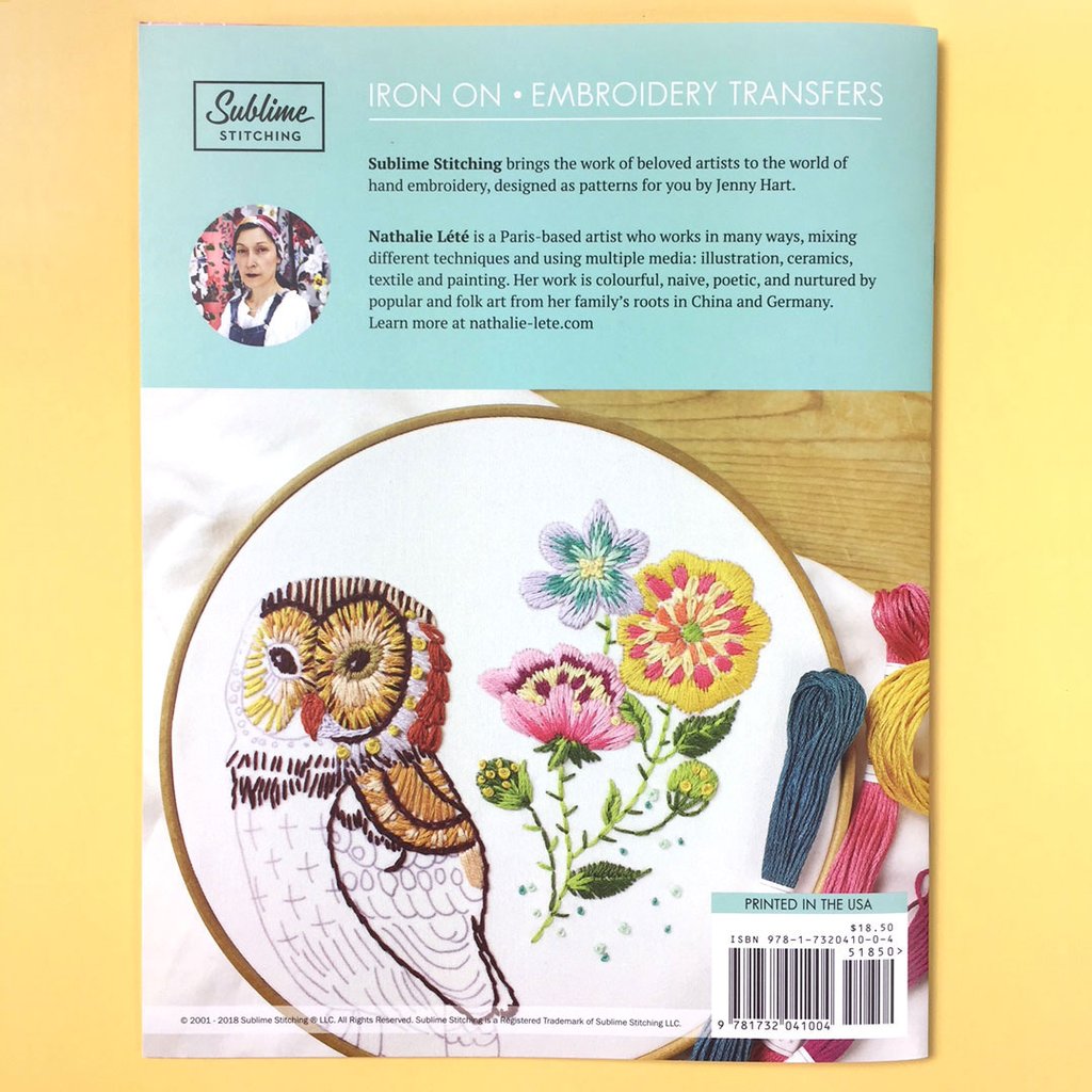 Nathalie Lété Portfolio - Sublime Stitching - Embroidery Pattern