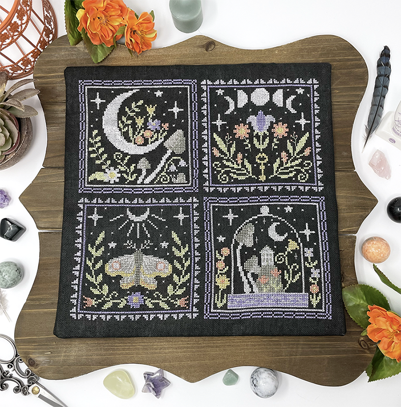 Night Signs - Tiny Modernist - Cross Stitch Pattern