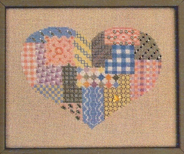 Heart Number One (Precious Heart Collection #1) - AnnaLee Waite Designs - Cross Stitch Pattern