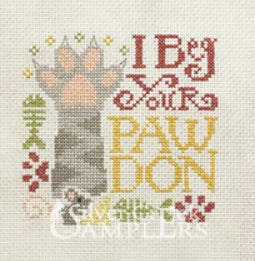 I Beg Your Pawdon - Silver Creek Samplers - Cross Stitch Pattern