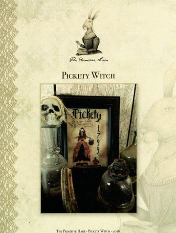 Pickety Witch - The Primitive Hare - Cross Stitch Pattern