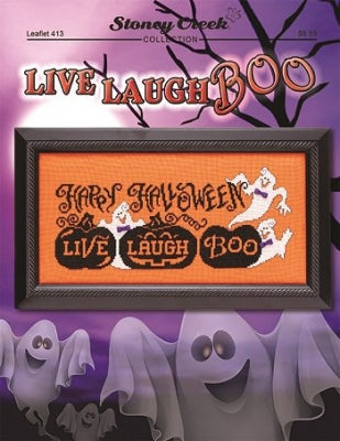Live Laugh Boo - Stoney Creek Collections - Cross Stitch Pattern