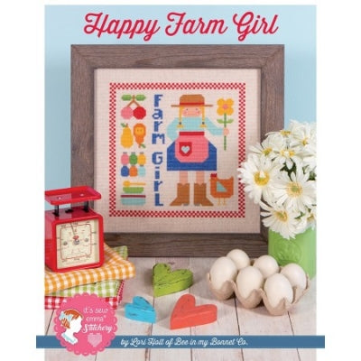 Happy Farm Girl - It's Sew Emma - Cross Stitch Pattern