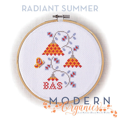 Radiant Summer (Modern Organics) - Summer House Stitche Workes - Cross Stitch Pattern