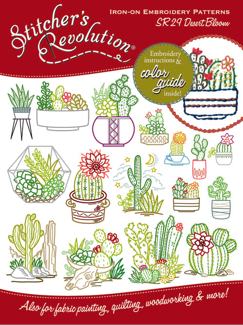 Desert Bloom - Stitcher's Revolution - Embroidery Patterns