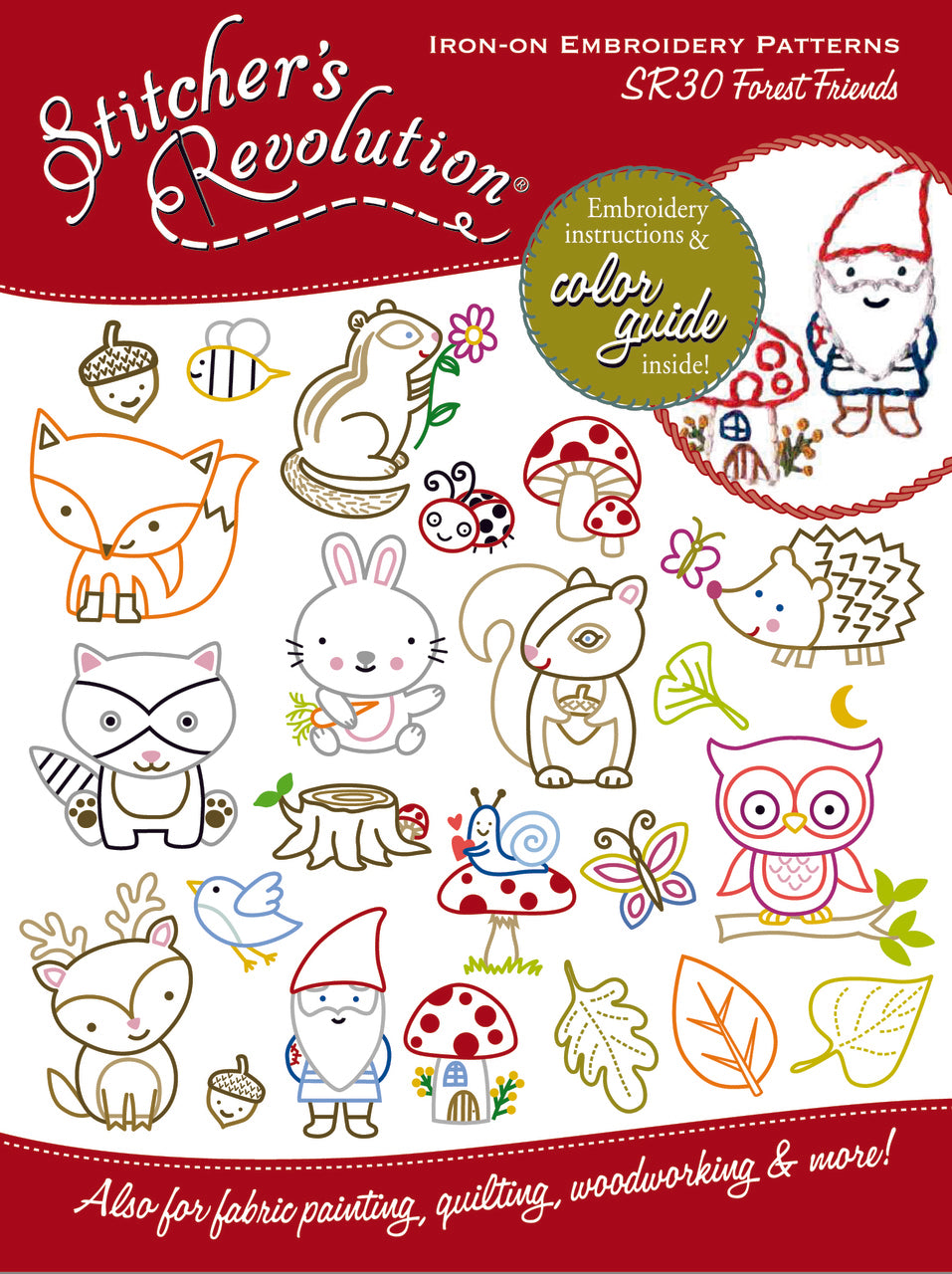 Forest Friends - Stitcher's Revolution - Embroidery Patterns