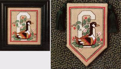 Six Geese A-Laying - The Sweetheart Tree - Cross Stitch Pattern